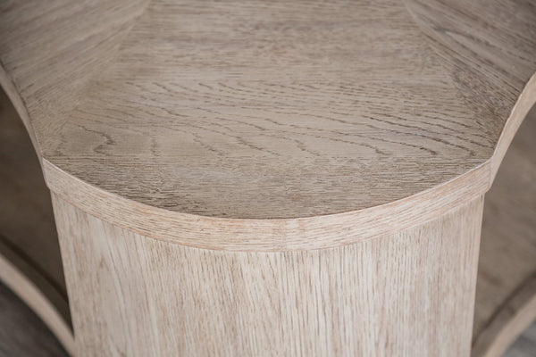 English Elm 1pc Coffee Table Modern Square Cocktail Table 42" with Lower Shelf, Casters for Easy Mobility and Style Oak 46 L x 46 W x 9 H B2741P360629