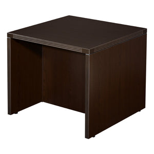 OSP Home Furnishings Napa End Table Compact Modern Accent Stand for Living Room Sofa or Bedside Use Espresso NAP-20-ESP