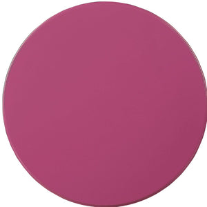 English Elm Purple Accent Table - Whimsical Round Design With Sturdy Pedestal Base For Stylish Living Spaces B062P209055-GIGA