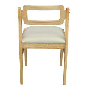 English Elm Topmax Rubberwood Extendable Dining Set with Drop Leaves and Linen Chairs for Four SP000080AAA