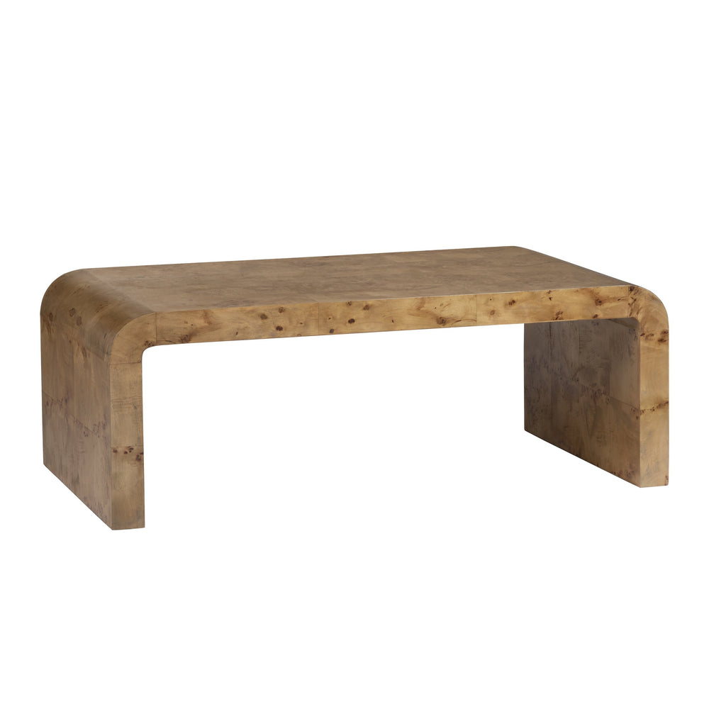 Crestview Collection Transitional Cocktail Table - Mappa Burl Wood With Unique Grain Patterns For Elegant Living Spaces Brown Solid Wood Cvfdr1166