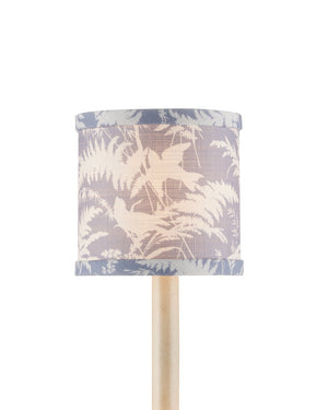 Currey & Company Aviary Drum Chandelier Shade Featuring Birds And Ferns On Citron Green For Stunning Home Decor Blue Cotton 0900-0056-currey-company