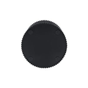 English Elm 2-piece Nesting Round Tables Roman Column Base with Storage Black Wood Grain Living Room W3875P396796