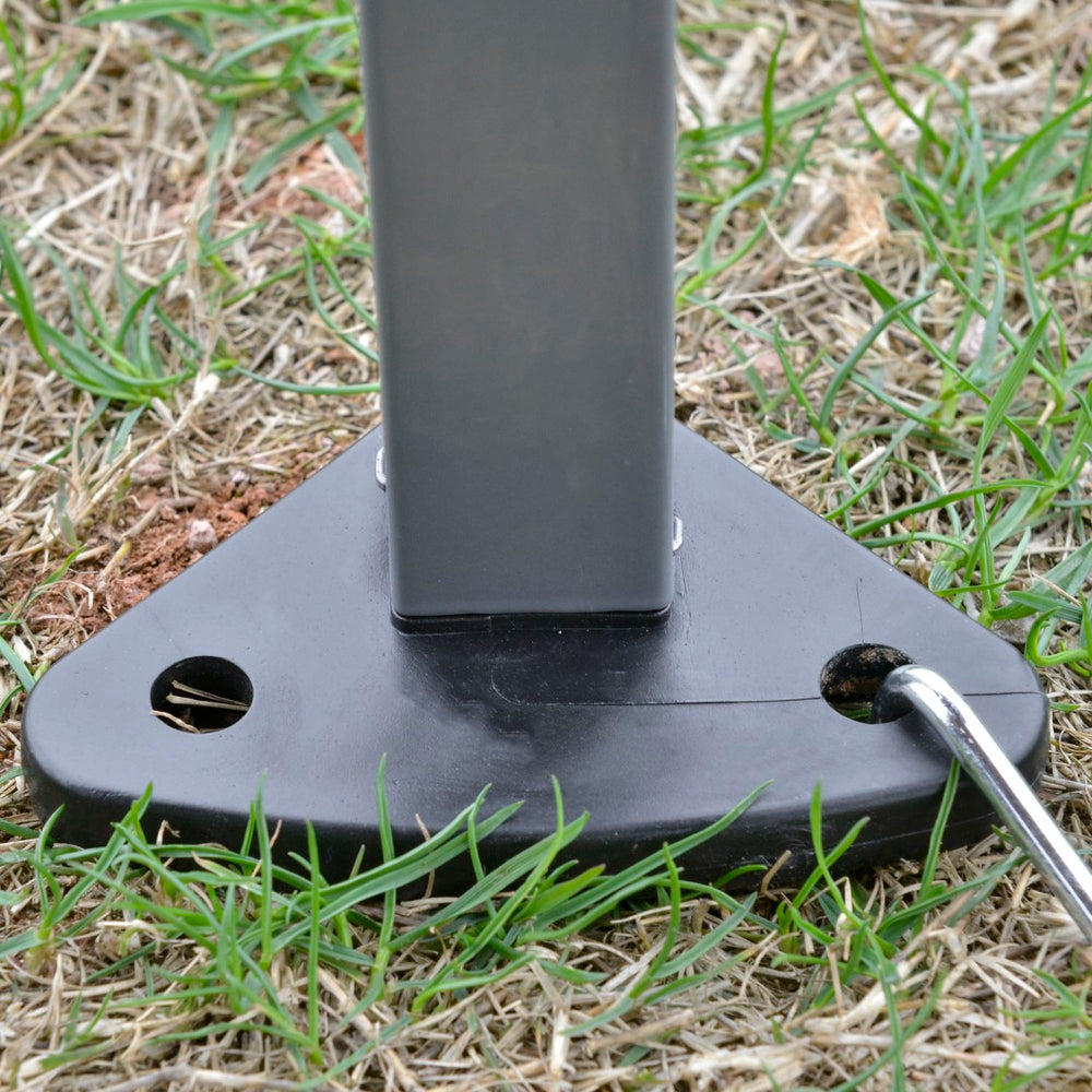 English Elm Outsunny 13' X 11' Hexagonal Pop-Up Gazebo With Adjustable Height, Mesh Sidewalls & Steel Frame W2225P200701-GIGA