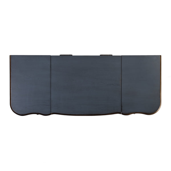 Butler Specialty Company Charlotte 40" Rectangular Wood Vanity Desk With Elegant Storage Solutions Pastel Blue Poplar Hardwood,Cherry Veneer,Mdf,Glass 735483-butler