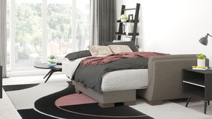 English Elm Primenest Skyhaven Upholstered Convertible Chaise Lounge With Hidden Storage & Modern Style B030P303522-GIGA