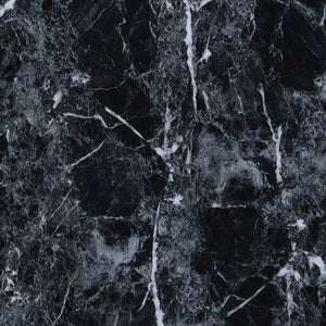 OSP Home Furnishings Norwich C-Table  Black / Black Marble