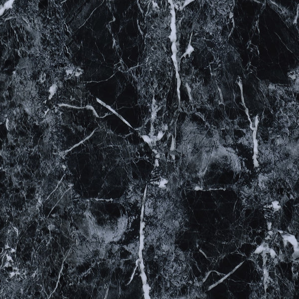 OSP Home Furnishings Norwich C-Table  Black / Black Marble