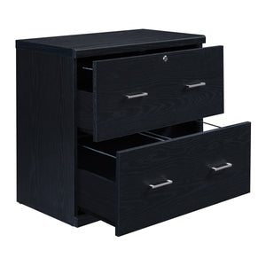 OSP Home Furnishings Alpine Lateral File Black