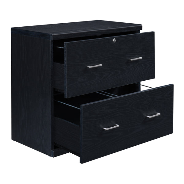 OSP Home Furnishings Alpine Lateral File Black