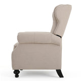 Christopher Knight Home® - Noble House - Walder Contemporary Tufted Fabric Recliner with Nailhead Trim