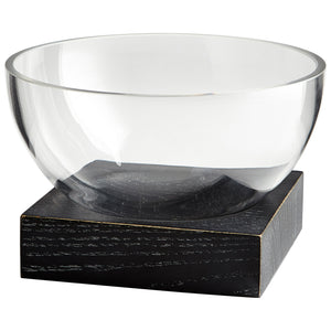 Medium Clara Bowl Clear 07462 Cyan Design