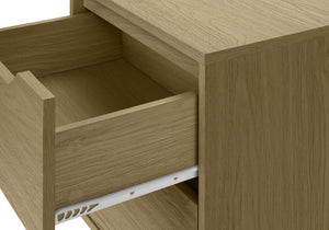 English Elm Accent Side Table Rustic Grey Laminate Compact Storage Cabinet Transitional Bedroom Natural B2710P461709