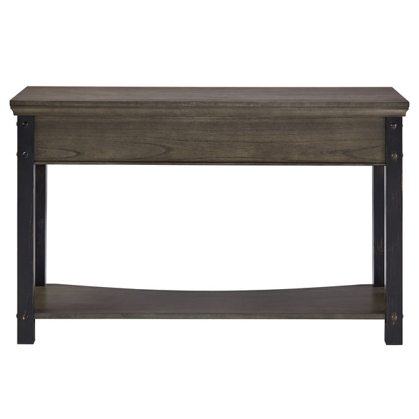 Niccola Sofa Console Table with Drawers and Shelf for Living Room or Hallway