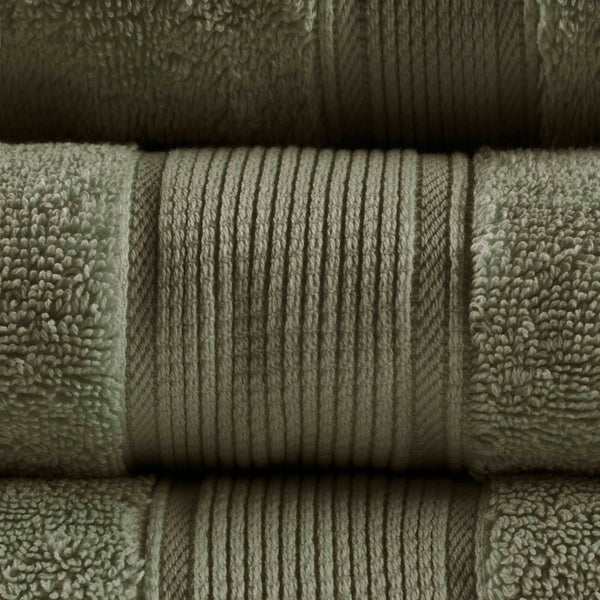 English Elm Ultra-Soft Cotton Bath Sheet Set 34x68 Inch 2-Pack - Plush, Highly Absorbent Towels for Home Spa Comfort Olive Green 14.5 L x 10.5 W x 9 H B035P294211