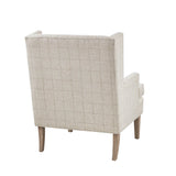 Martha Stewart Decker Farm House Accent Armchair MT100-0001 Beige