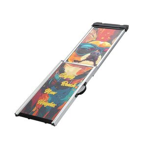 English Elm Retractable Aluminum Pet Ramp with Non-slip Grip for Suvs Trucks and Large Dogs W2181P363539