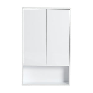 English Elm 72" Freestanding Vanity Combination With Soft-Closing Drawers, Glossy White Storage Solution For Modern Bathrooms W999S00429