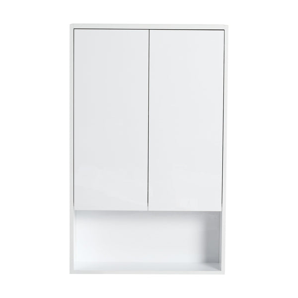 English Elm 72" Freestanding Vanity Combination With Soft-Closing Drawers, Glossy White Storage Solution For Modern Bathrooms W999S00429