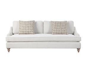 English Elm Sofa Off-White Upholstered Single with Reversible Dacron-Wrapped Cushions & 2 Plush Pillows, Cozy B2699P225134