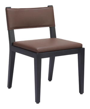 Roxas Dining Chair - Set of 2 Brown 109979 Zuo Modern