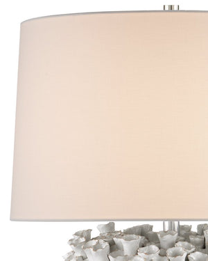 Currey & Company Manitapi Table Lamp - Handcrafted Ceramic Art With Coral-inspired Design & Unique Sea Elements White Ceramic 6000-1045-currey-company