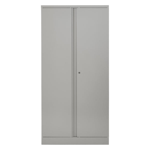OSP Home Furnishings 72" Osp Furniture Tall Lockable Office Storage Cabinet with Four Adjustable Shelves ST723618-G