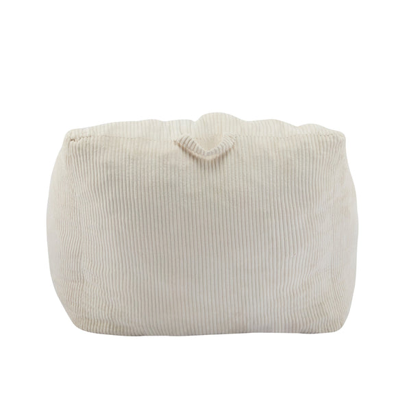 English Elm Christopher Knight Home® - Olbia Beige Faux Fur Bean Bag Chair — Compact Sofa-Style Armchair, Shredded Memory Foam Comfort N775P265556B