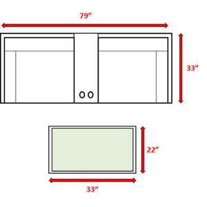 English Elm Fully Assembled 2-Person Modular Wicker Seating Set With Plush Cushions For Outdoor Relaxation B120S00177