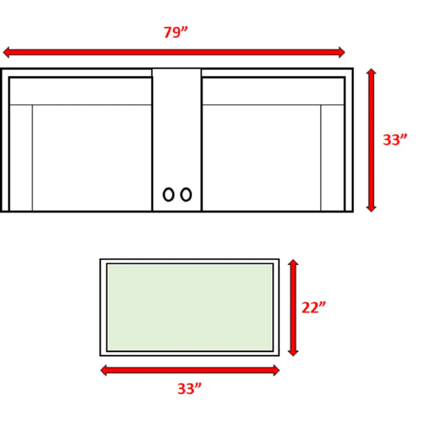 English Elm Fully Assembled 2-Person Modular Wicker Seating Set With Plush Cushions For Outdoor Relaxation B120S00177