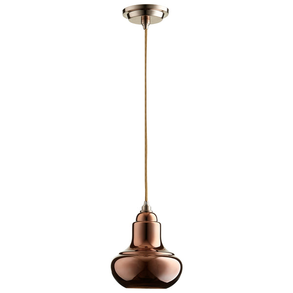 Camille Pendant Satin Copper 07693 Cyan Design