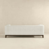 English Elm Ashcroft Furniture - Melissa Mid-Century White Boucle Modern Sofa