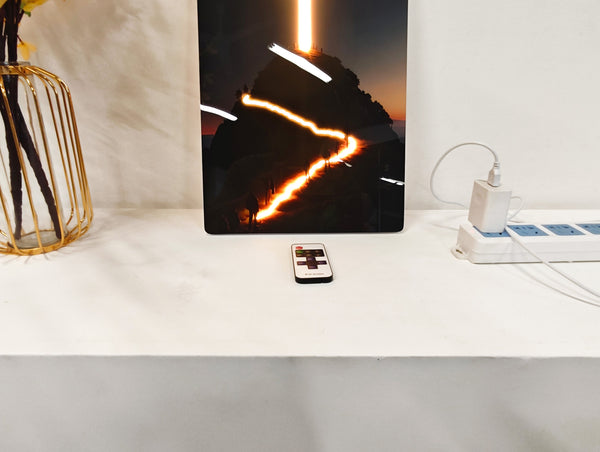 English Elm 16X10 Christian Cross Led Wall Art – Illuminated Acrylic Decor With Remote For Modern Homes & Prayer Spaces T3976P383252