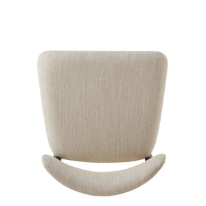 English Elm Christopher Knight Home® - ARMLESS Modern Upholstered Counter Stool Set of 2 with Iron Toothpick Frame, Gold Trim Accents Beige+Black N771P316339A