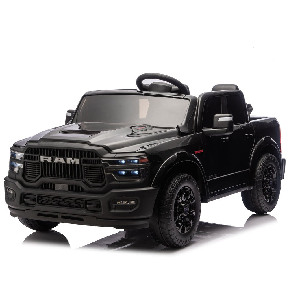 English Elm 24v Dodge Ram 2500 Licensed Kids Ride on Truck with Remote Dual Motors Suspension W1578P305901
