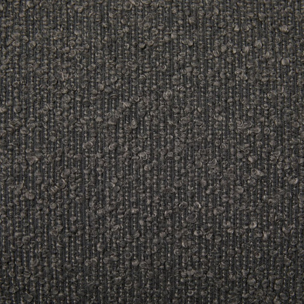 English Elm Swivel Barrel Accent Chair Boucle Upholstered with 360 Base for Living Room Corners Dark Grey N763P376127R