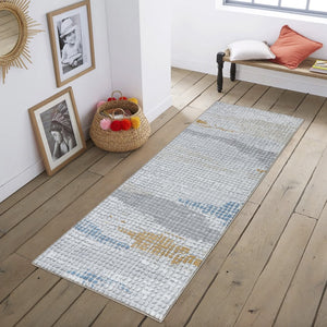 English Elm Textures Multi Area Rug - Soft, Durable 5 Ft. 3 In. X 7 Ft. Design, Kid & Pet Friendly, Stain-Resistant B186P181120-GIGA
