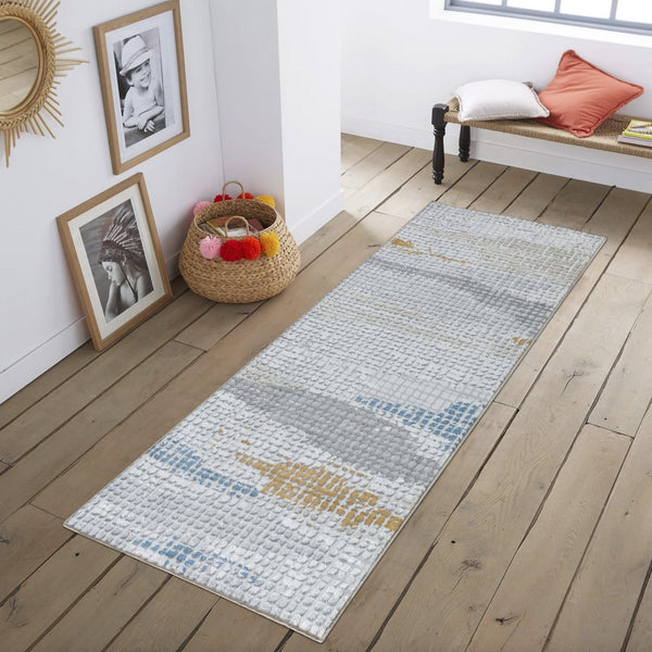 English Elm Textures Multi Area Rug 7 Ft. 10 In. X 9 Ft. 10 In. - Stylish, Stain-Resistant & Kid-Friendly Design B186P181119-GIGA