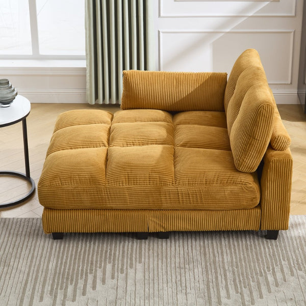 English Elm United Cozy Cloud Sofa Bed With Adjustable Backrest, Usb Charging, Cup Holders & Storage Pockets W1568S00165-GIGA