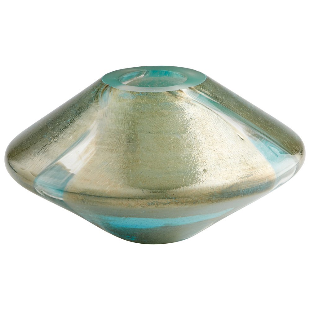 Stargate Vase Green 07834 Cyan Design