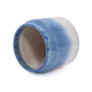 English Elm Set Of 2 Gradient Ceramic Flowerpots - Stylish Modern Planters For Garden, Patio & Indoor Decor W3273P322300-GIGA