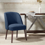 Madison Park Bexley Modern/Contemporary Rounded Back Dining Chair MP100-0153 Blue