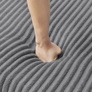 English Elm U Shape Modular Sectional Sofa For Versatile Living – Comfy Grey Couch With Sleeper And Space-Saving Design W487S00275-GIGA