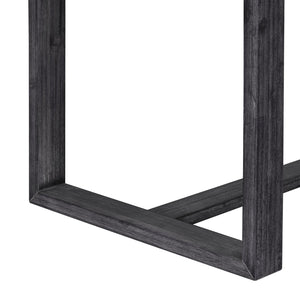 English Elm TOPMAX 82-inch Farmhouse Extendable Dining Set with Two 11" Removable Leaves, Upholstered Seats and Bench Gray N717S000230E