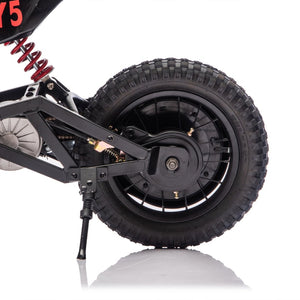 English Elm 24v 250w Kids Off-road Electric Motorcycle with Led Lights Bluetooth and Rear Suspension W1578P203984