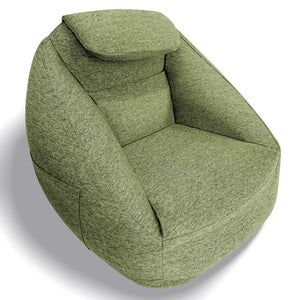 English Elm One Size Cloud Inflatable Ergonomic Couch with Headrest Five Chamber Portable Seat Olive Green B035P408429
