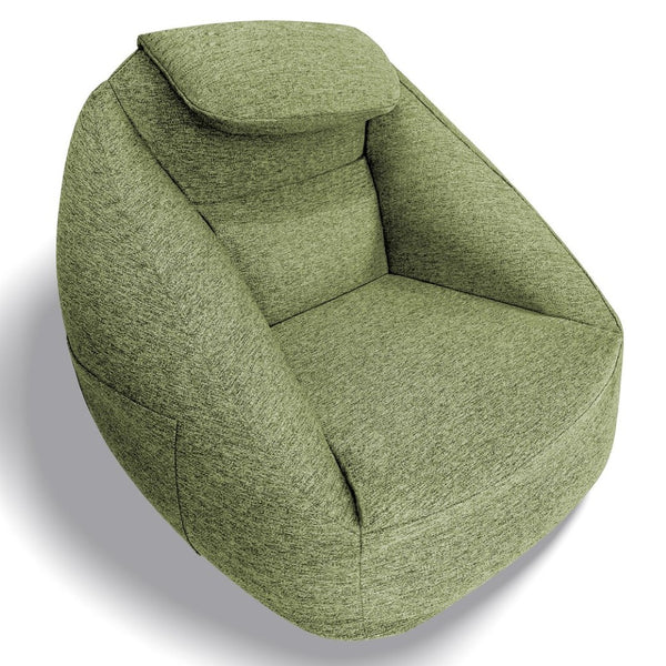 English Elm One Size Cloud Inflatable Ergonomic Couch with Headrest Five Chamber Portable Seat Olive Green B035P408429