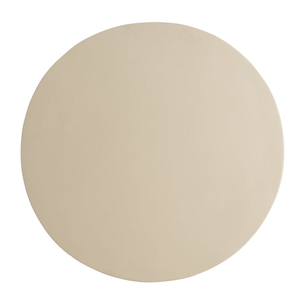 English Elm Christopher Knight Home® - 27.5" Round MGO Coffee Table Beige — Durable Magnesium Oxide, Child-Safe Rounded Design, No Assembly Needed N772P262020W