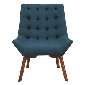 OSP Home Furnishings Shelly Tufted Chair Azure