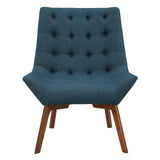 OSP Home Furnishings Shelly Tufted Chair Azure